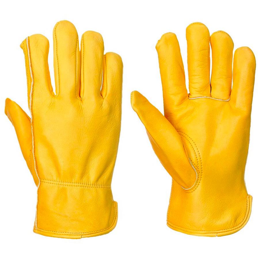 A271 Portwest lined leather drivers gloves